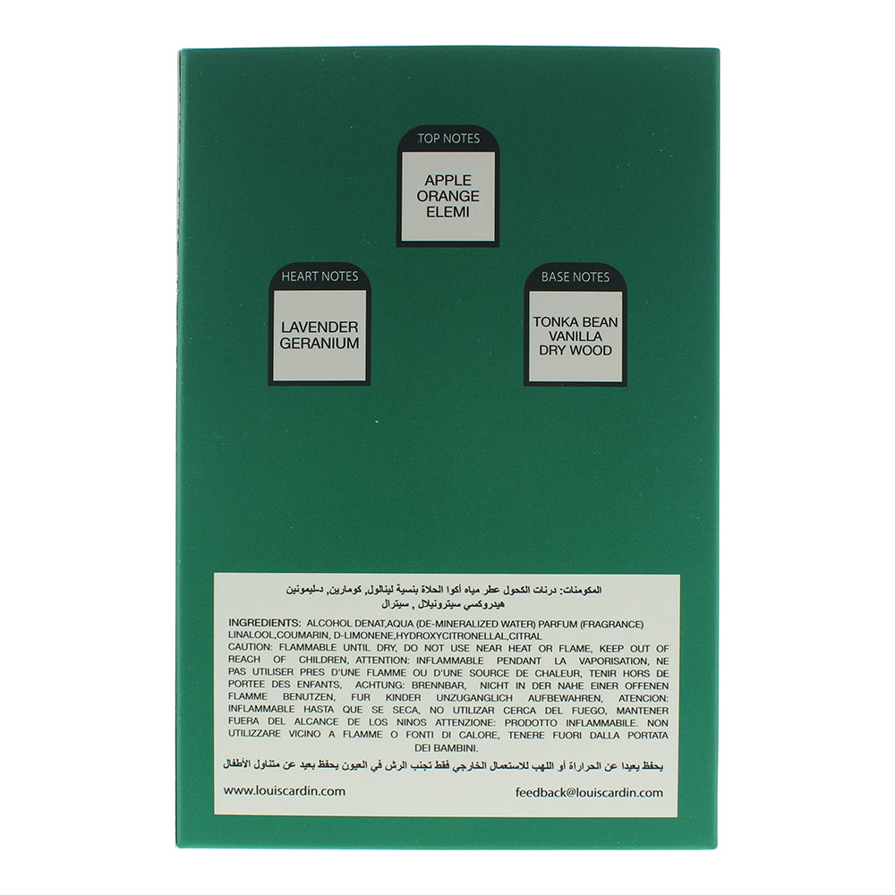 Louis Cardin Emerald Exclusif Eau de Parfum 100ml - Ingredients