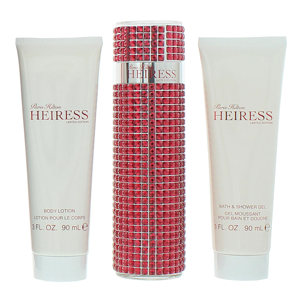 Paris Hilton Heiress Limited Edition 3 Piece Gift Set: Eau de Parfum 100ml - Product