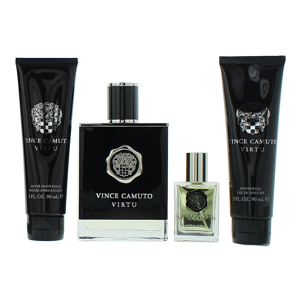Vince Camuto Virtu 4 Piece Gift Set: Eau de Toilette 100ml - Product