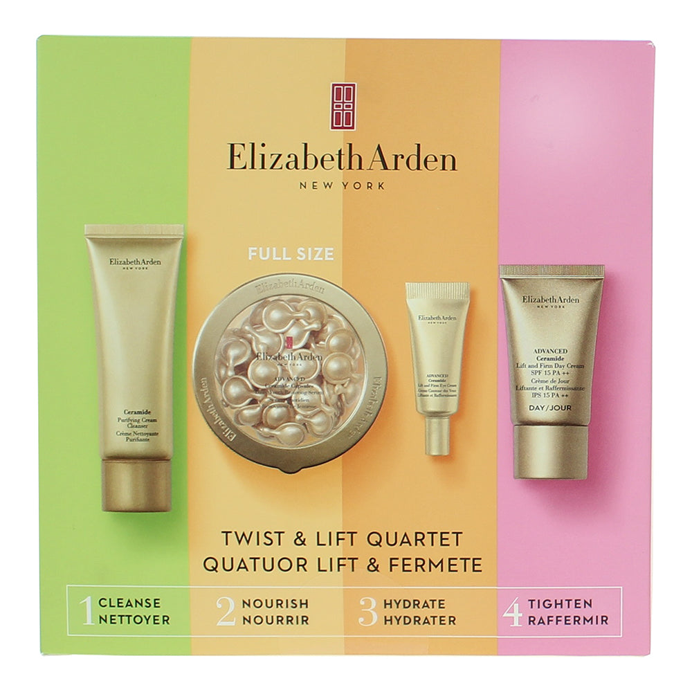 Elizabeth Arden Advanced Ceramide Nourishing And Age-Defying 4 Piece Gift Set - Box