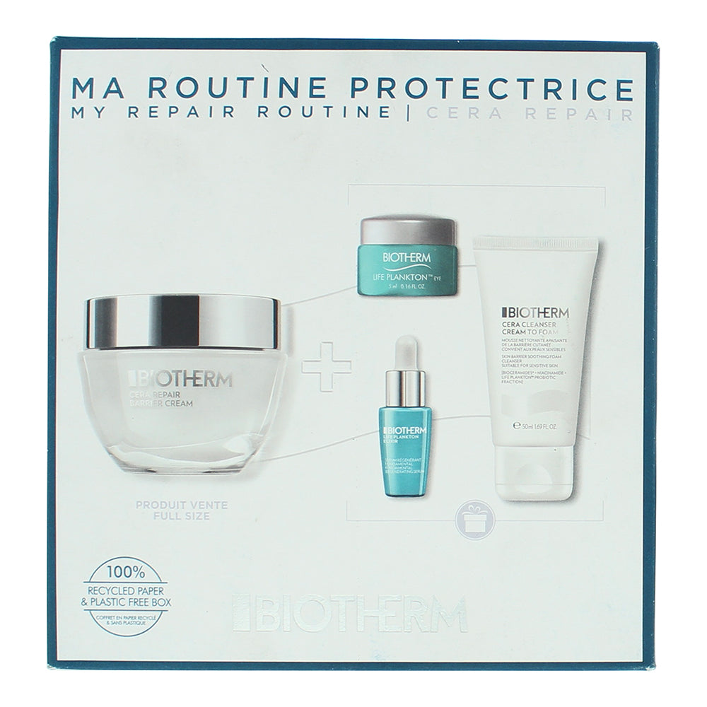 Biotherm Cera Repair 4 Piece Gift Set: Repair Treatment 50ml  - Box