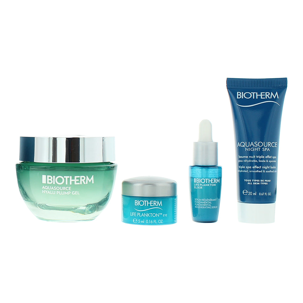 Biotherm Aquasource Hyalu Plump Gel 4 Piece Gift Set - Product