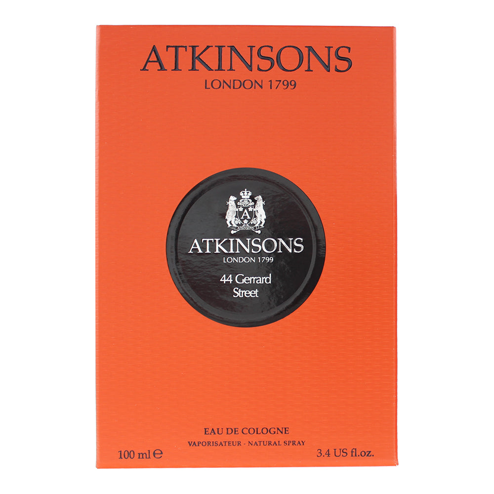Atkinsons 44 Gerrard Street Eau de Cologne 100ml - Box