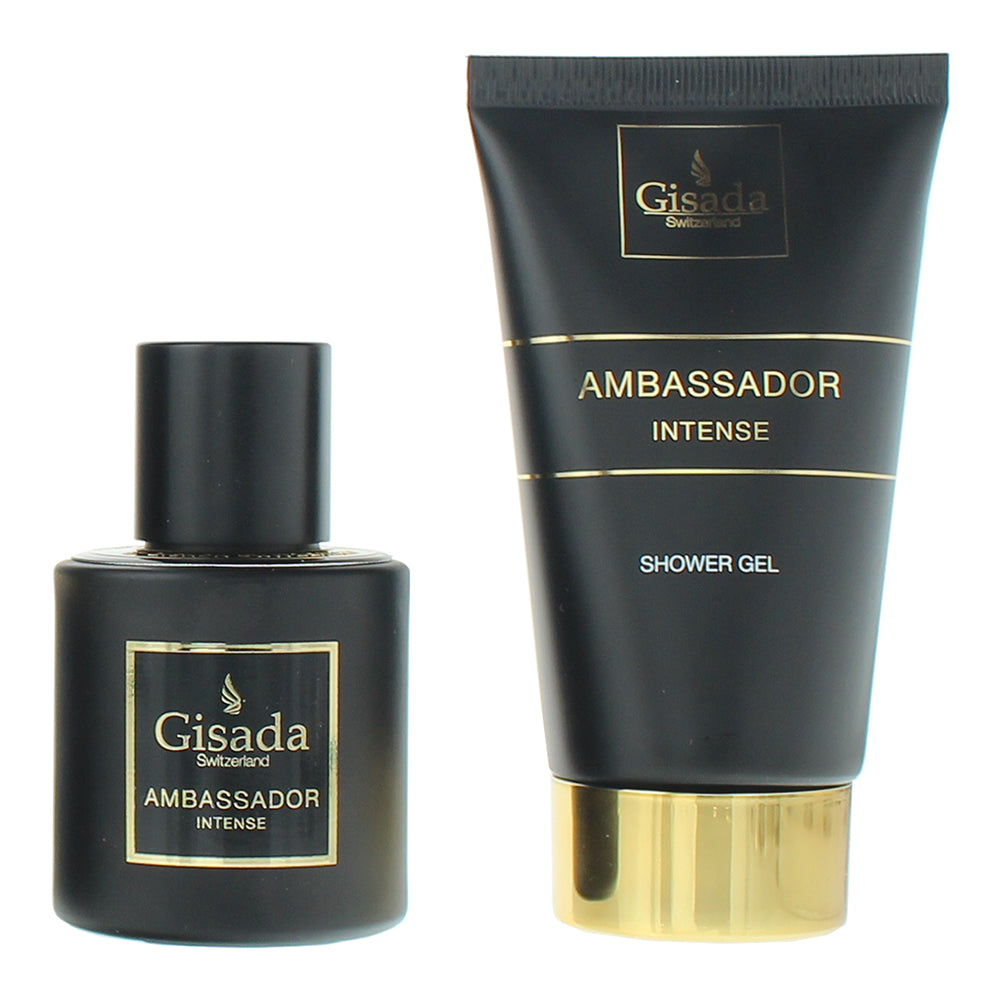 Gisada Ambassador Intense 2 Piece Gift Set: Eau de Parfum 50ml - Shower Gel 100m - Product