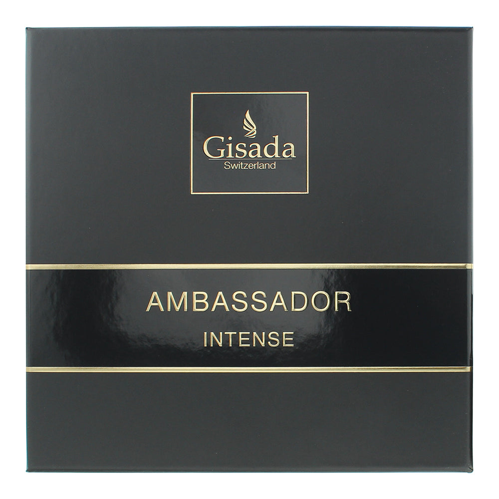 Gisada Ambassador Intense 2 Piece Gift Set: Eau de Parfum 50ml - Shower Gel 100m - Box