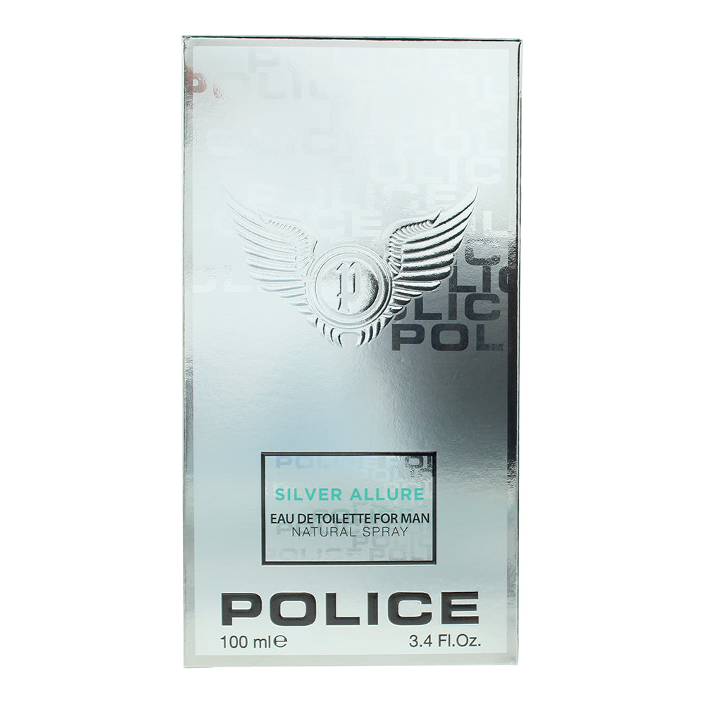 Police Silver Allure Eau de Toilette 100ml - Box