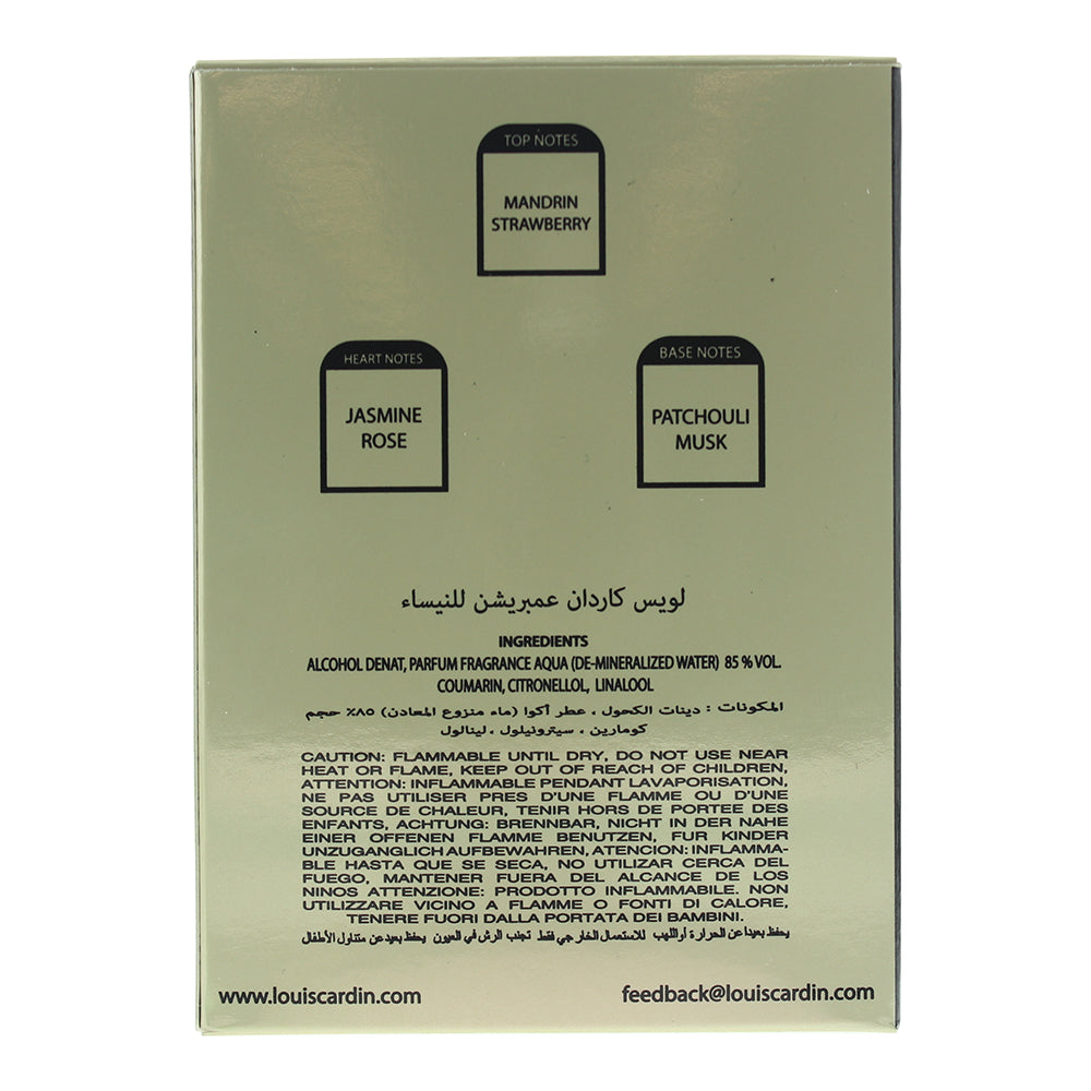 Louis Cardin Impression's Eau de Parfum 100ml - Ingredients