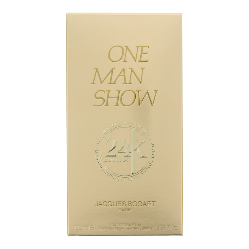 Jacques Bogart One Man Show 24K Eau de Parfum 100ml - Box