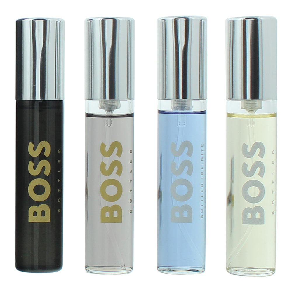 Hugo Boss Bottled 4 Piece Gift Set: Eau de Parfum 10ml - Eau de Toilette 10ml -  - Product