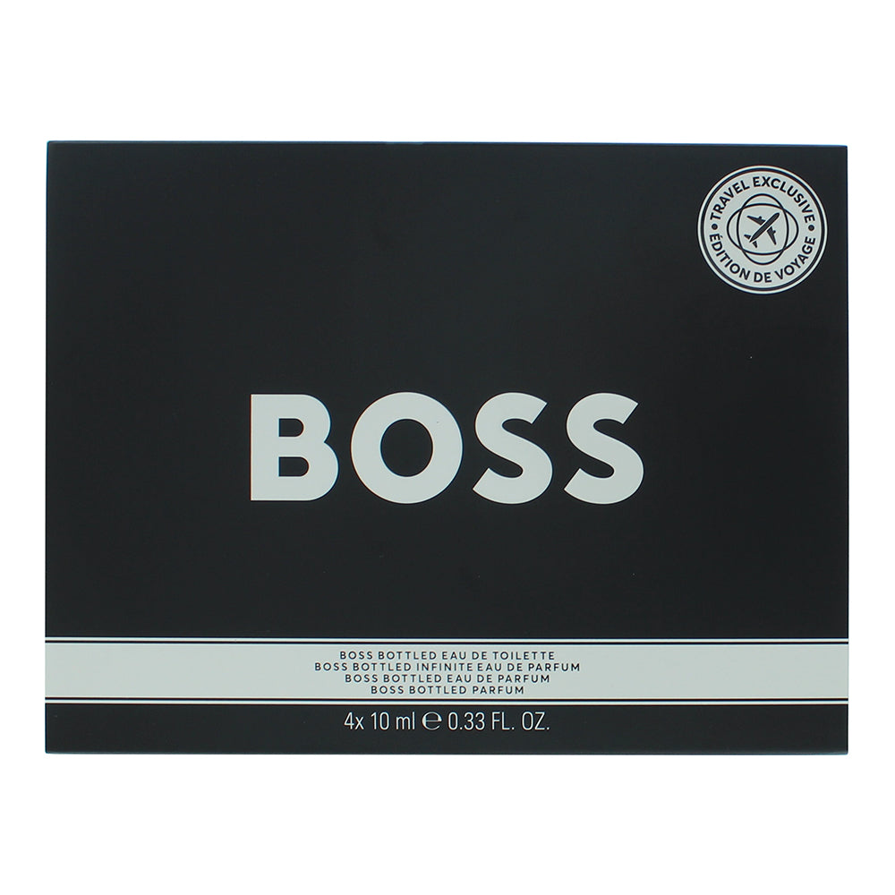 Hugo Boss Bottled 4 Piece Gift Set: Eau de Parfum 10ml - Eau de Toilette 10ml -  - Box