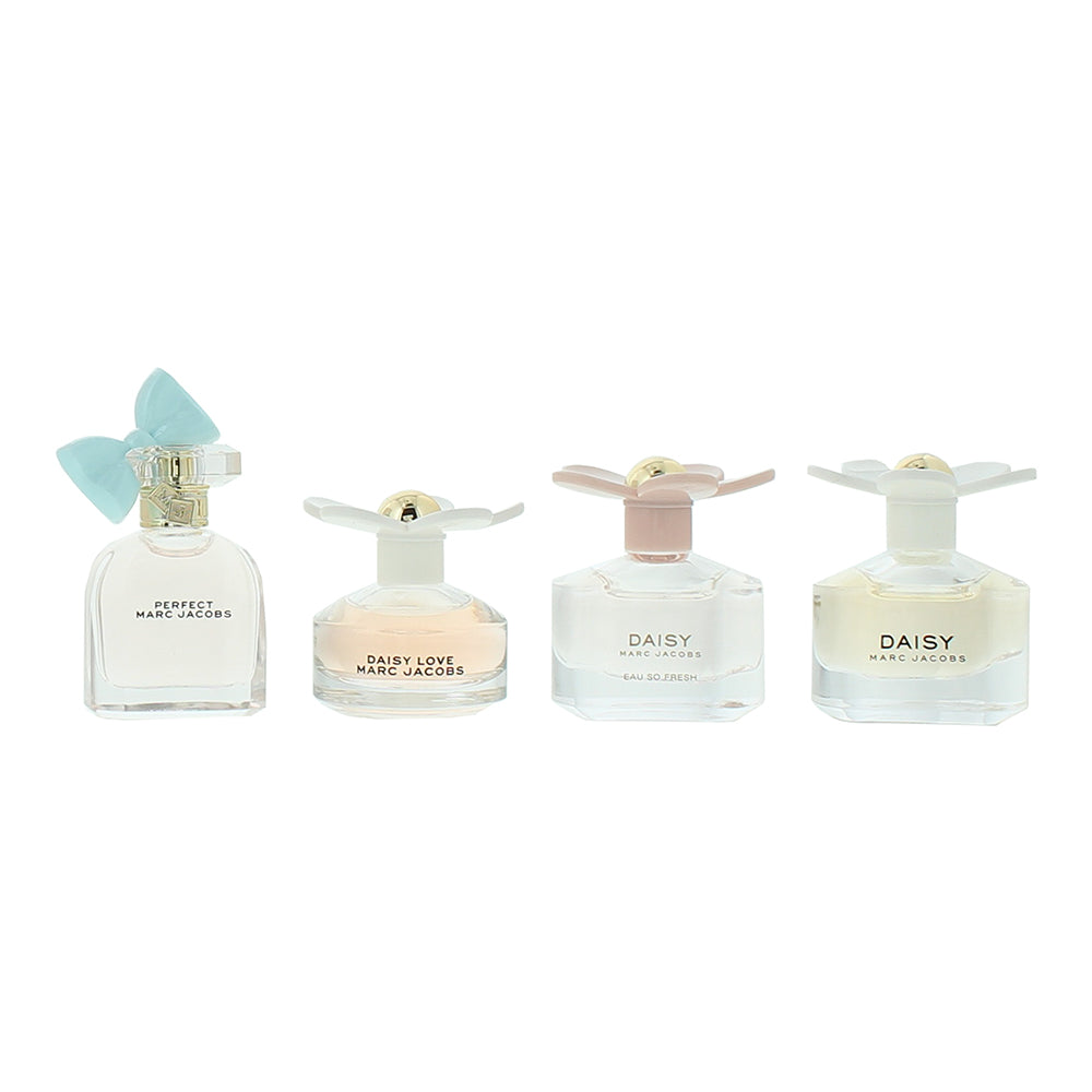 Marc Jacobs Mini 4 Piece Gift Set: Eau de Toilette 3 x 4ml - Eau de Parfum 5ml - Product
