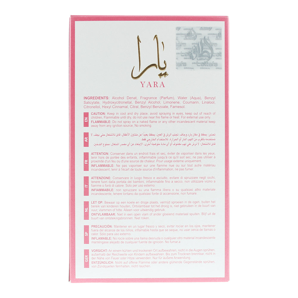 Lattafa Yara Candy Eau de Parfum 100ml