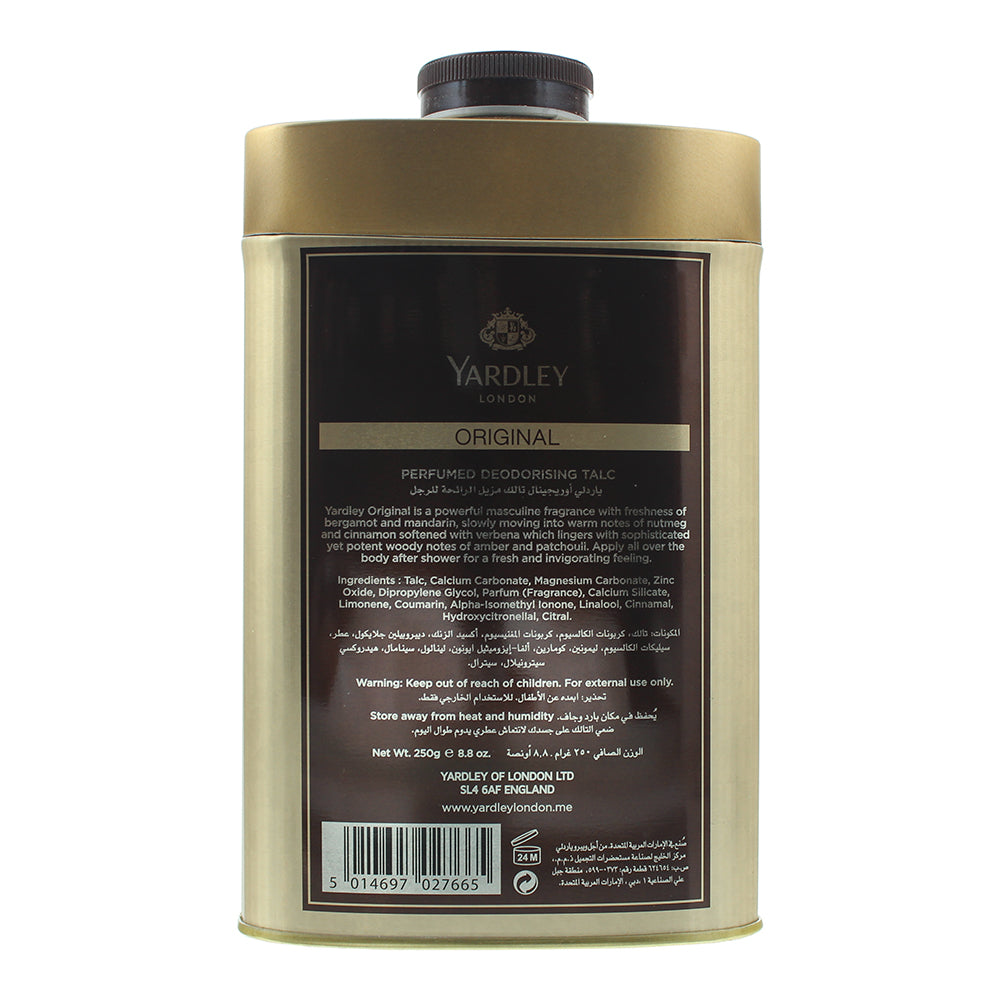 Yardley Gold Deodorising Talcum Powder 250g
