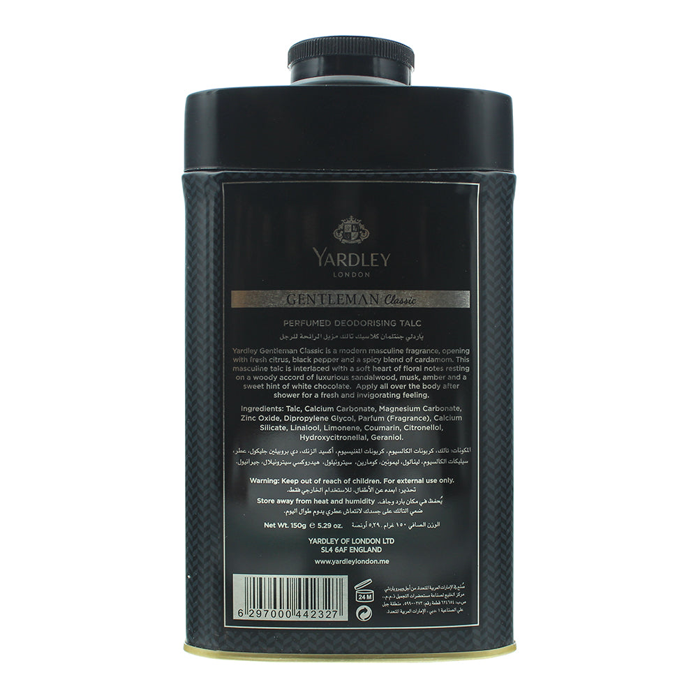 Yardley Gentleman Classic Talcum Powder 150ml