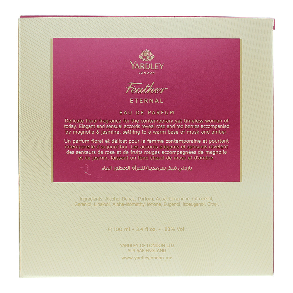Yardley Feather Eternal Eau de Parfum 100ml