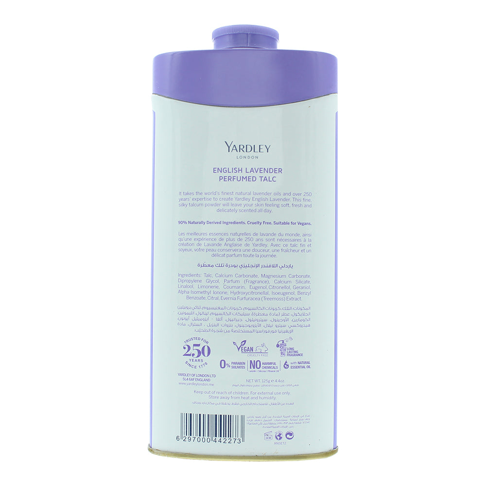 Yardley English Lavender Talcum Powder 125g