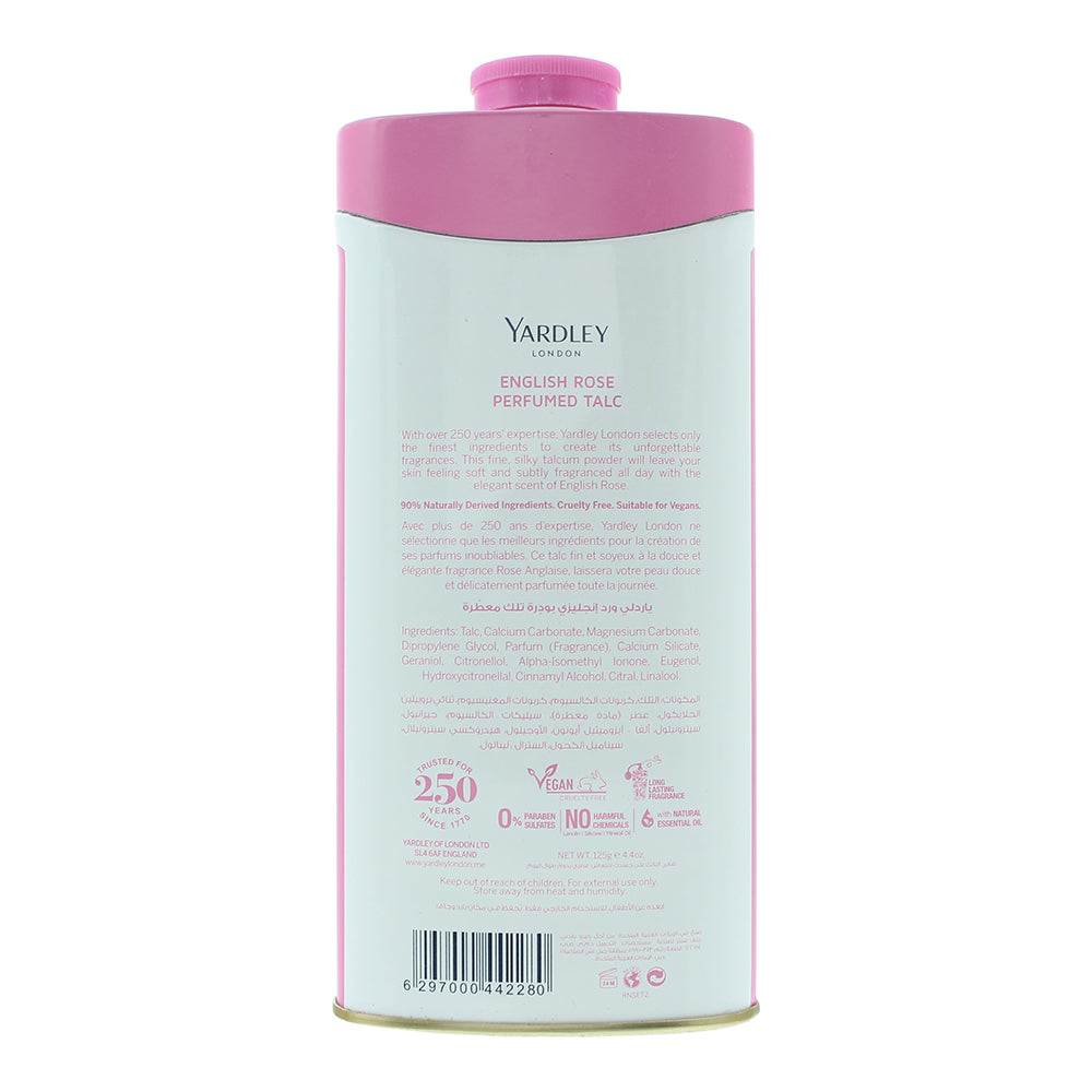 Yardley English Rose Talcum Powder 125g