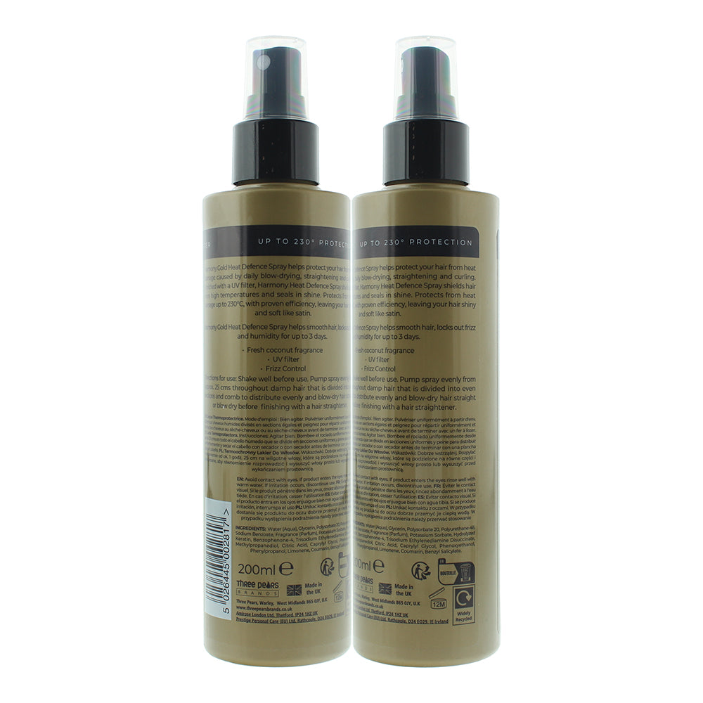 Harmony Gold Heat Defence Spray 200ml