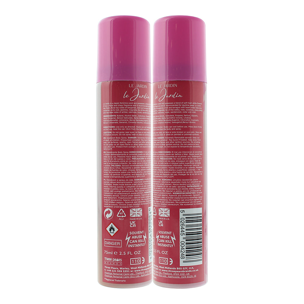 Le Jardin Perfumed Body Spray 75ml