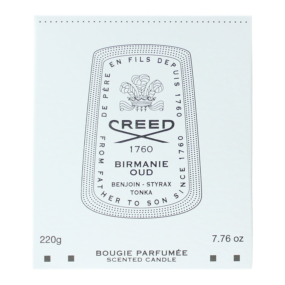 Creed Birmanie Oud Candle 220g - Box