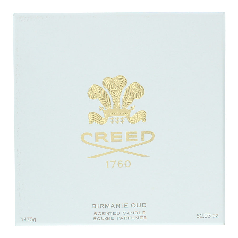 Creed Birmanie Oud Blue Leather Candle 1475g - Box