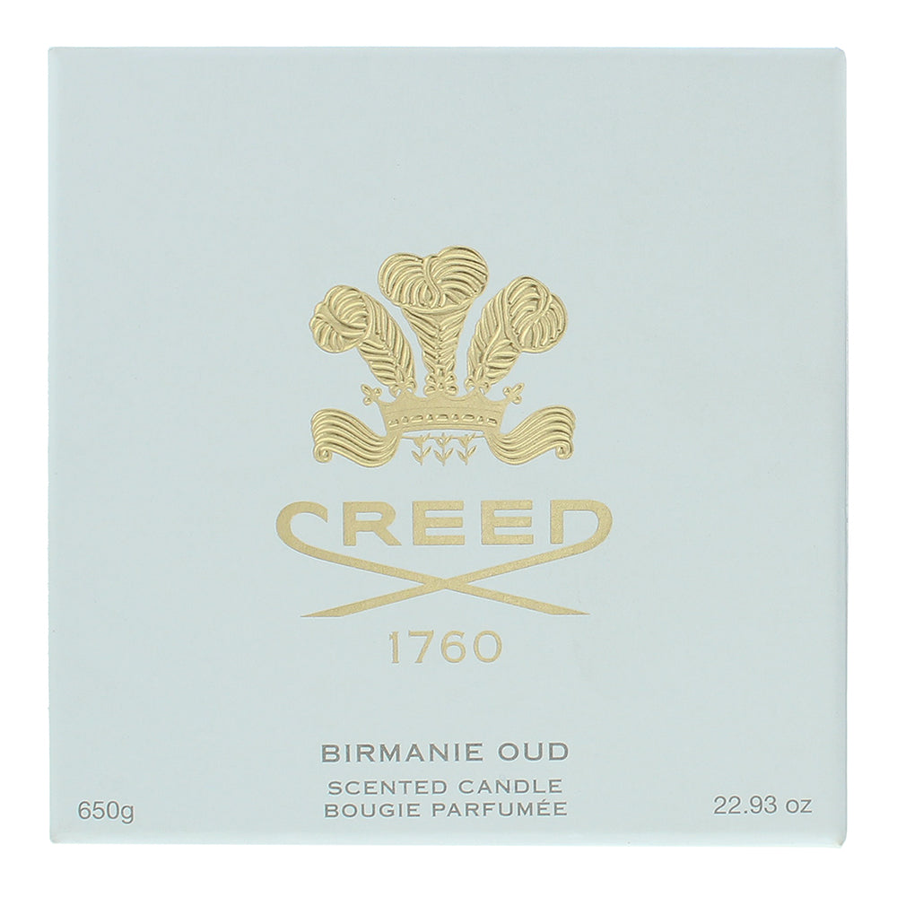 Creed Birmanie Oud Blue Leather Candle 650g - Box
