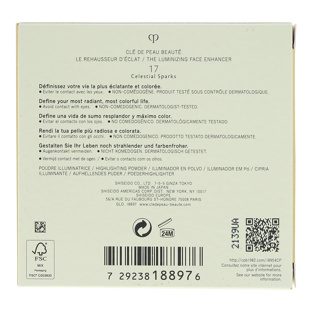 Clé De Peau Beauté Luminizing Face Enhancer 17 Celestial Sparks Highlighter 9.9g