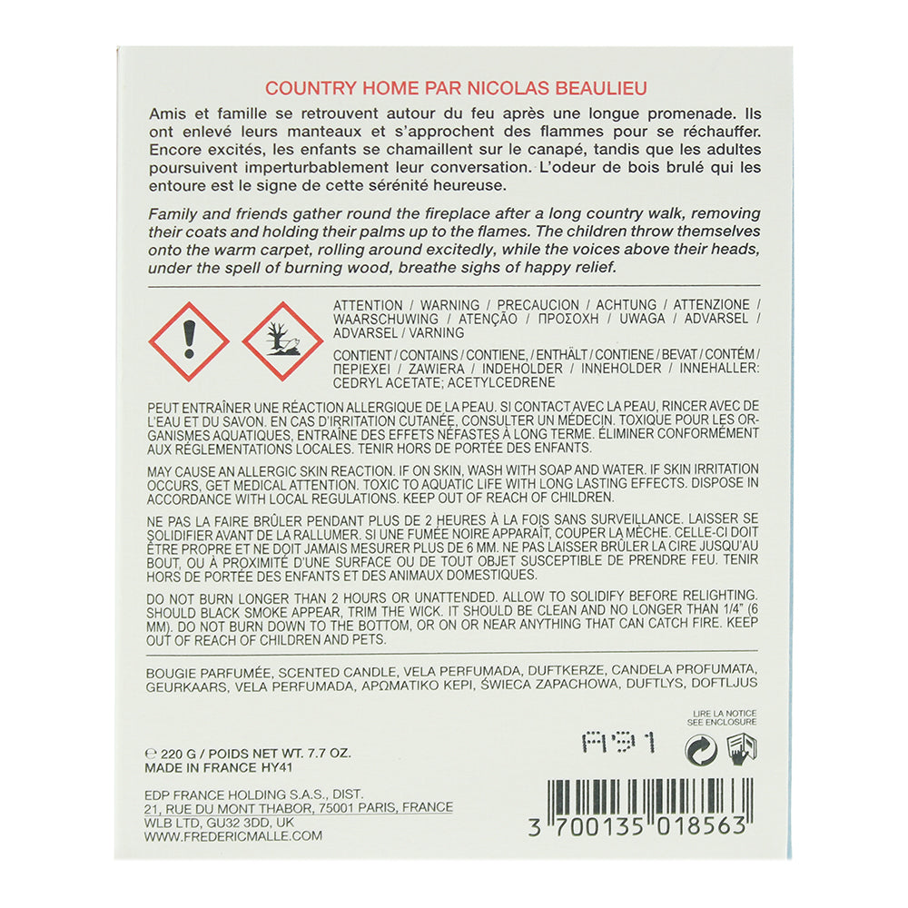 Frederic Malle Country Home Candle 220g