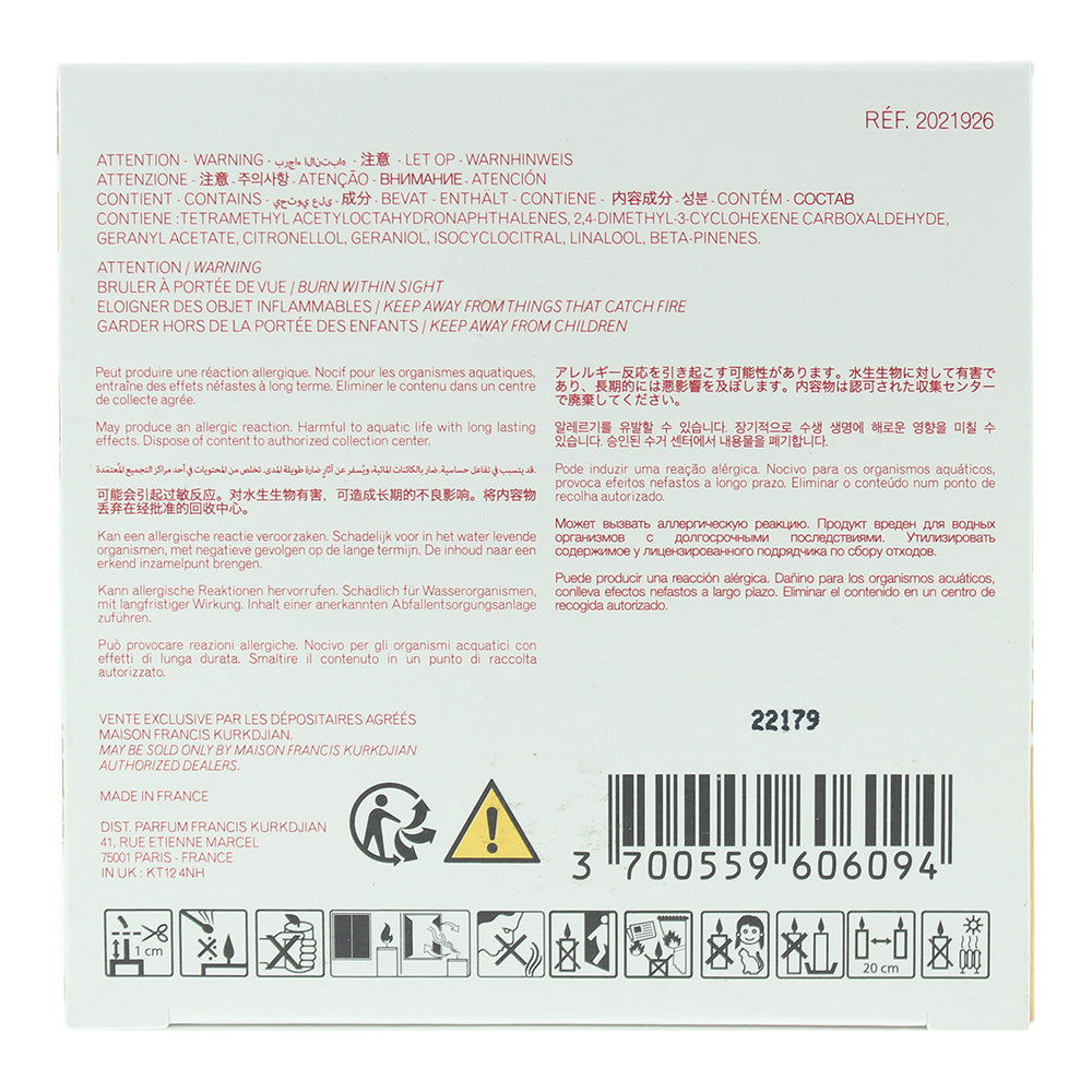 Maison Francis Kurkdjian Rue Des Groseilliers Candle 280g