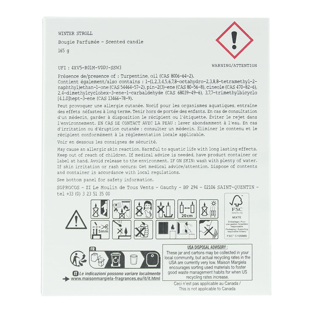 Maison Margiela Replica Winter Stroll Scented Candle 165g