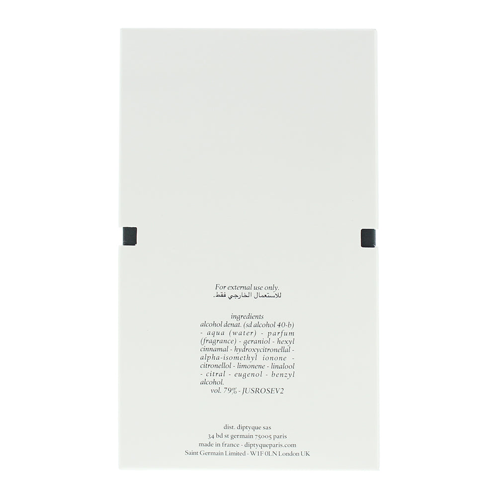 Diptyque Eau Rose Eau de Toilette 100ml