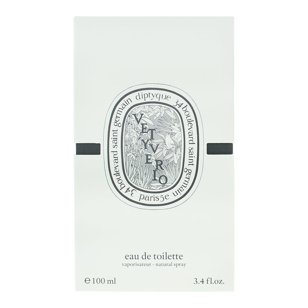 Diptyque Vetyverio Eau de Toilette 100ml - Box