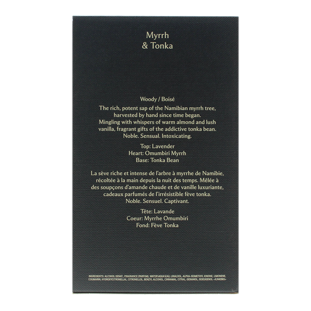Jo Malone Myrrh & Tonka Cologne Intense 100ml - Ingredients