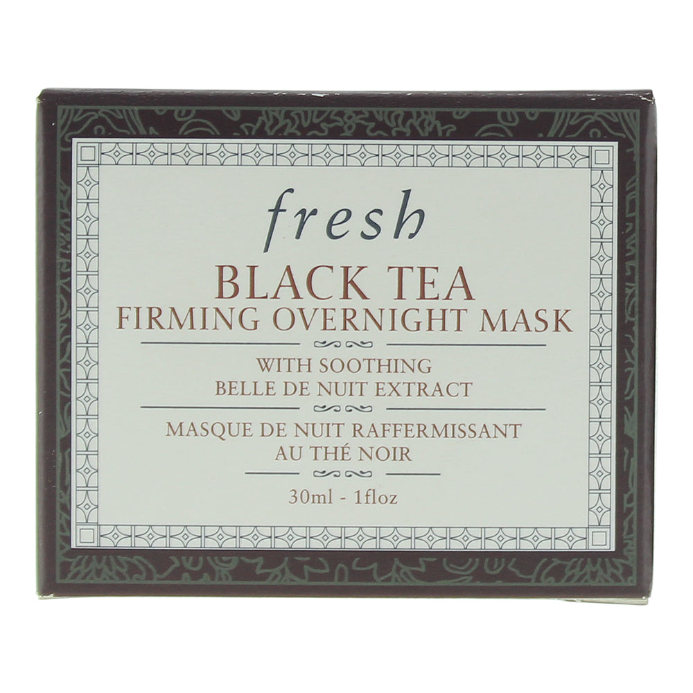 Fresh Black Tea Peptide Firming Overnight Mask 30ml - Box