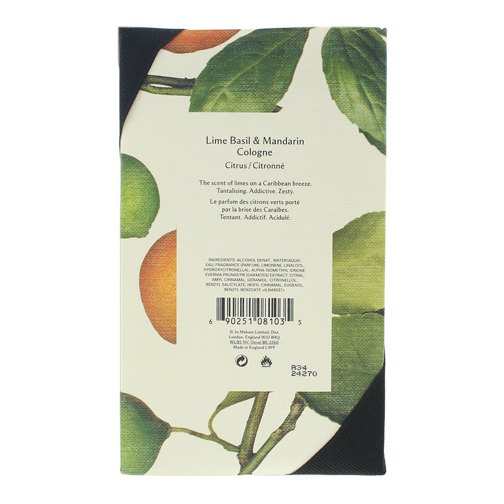 Jo Malone Lime Basil & Mandarin Cologne 100ml