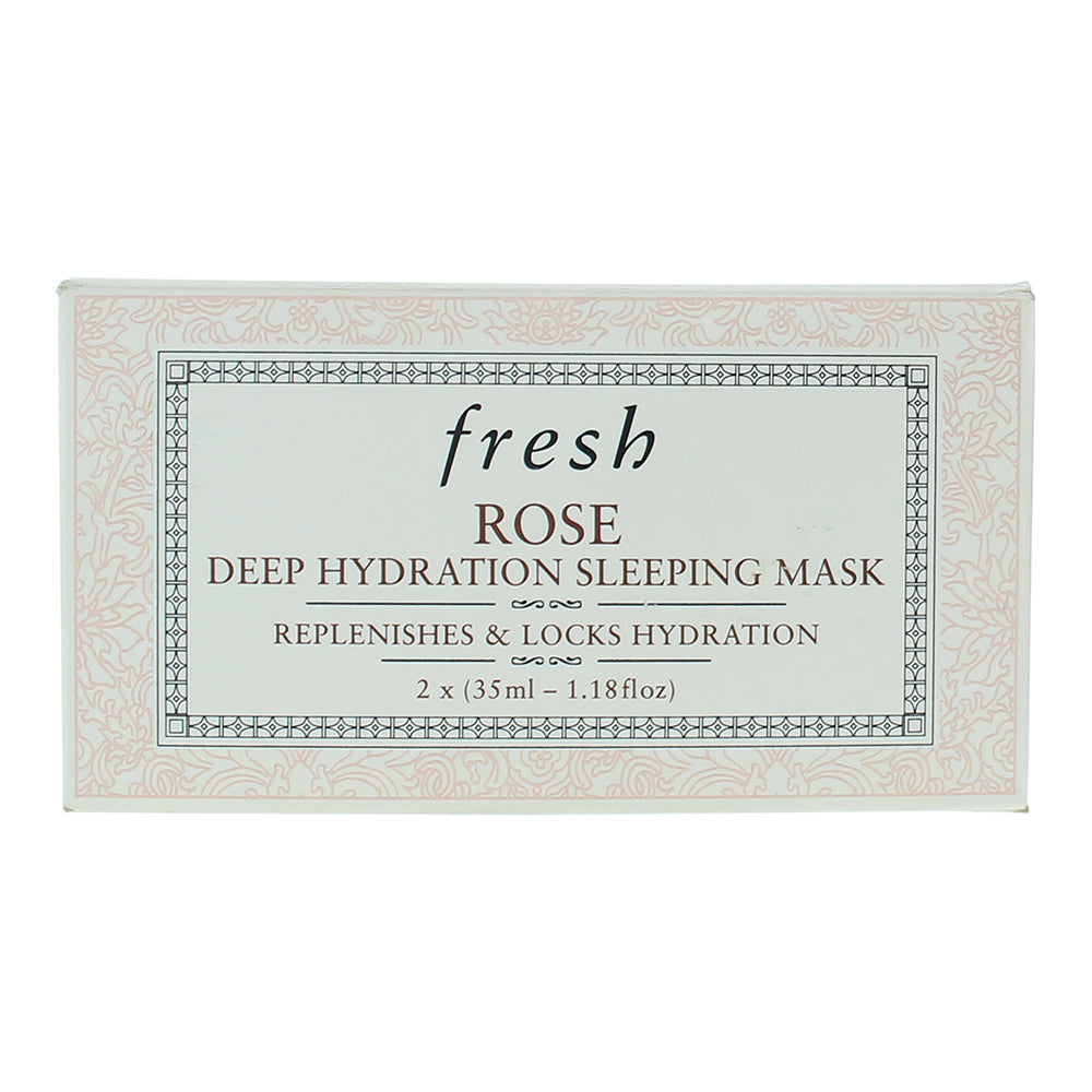 Fresh Rose Deep Hydration Sleeping Mask Replenishes and Locks Hydration 2 x 35ml - Box
