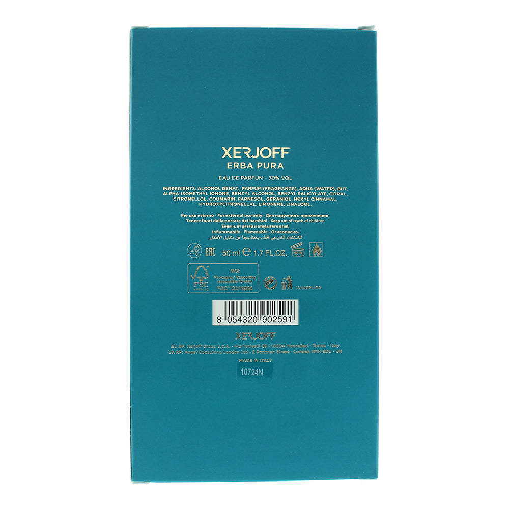 Xerjoff Erba Pura Eau de Parfum 50ml