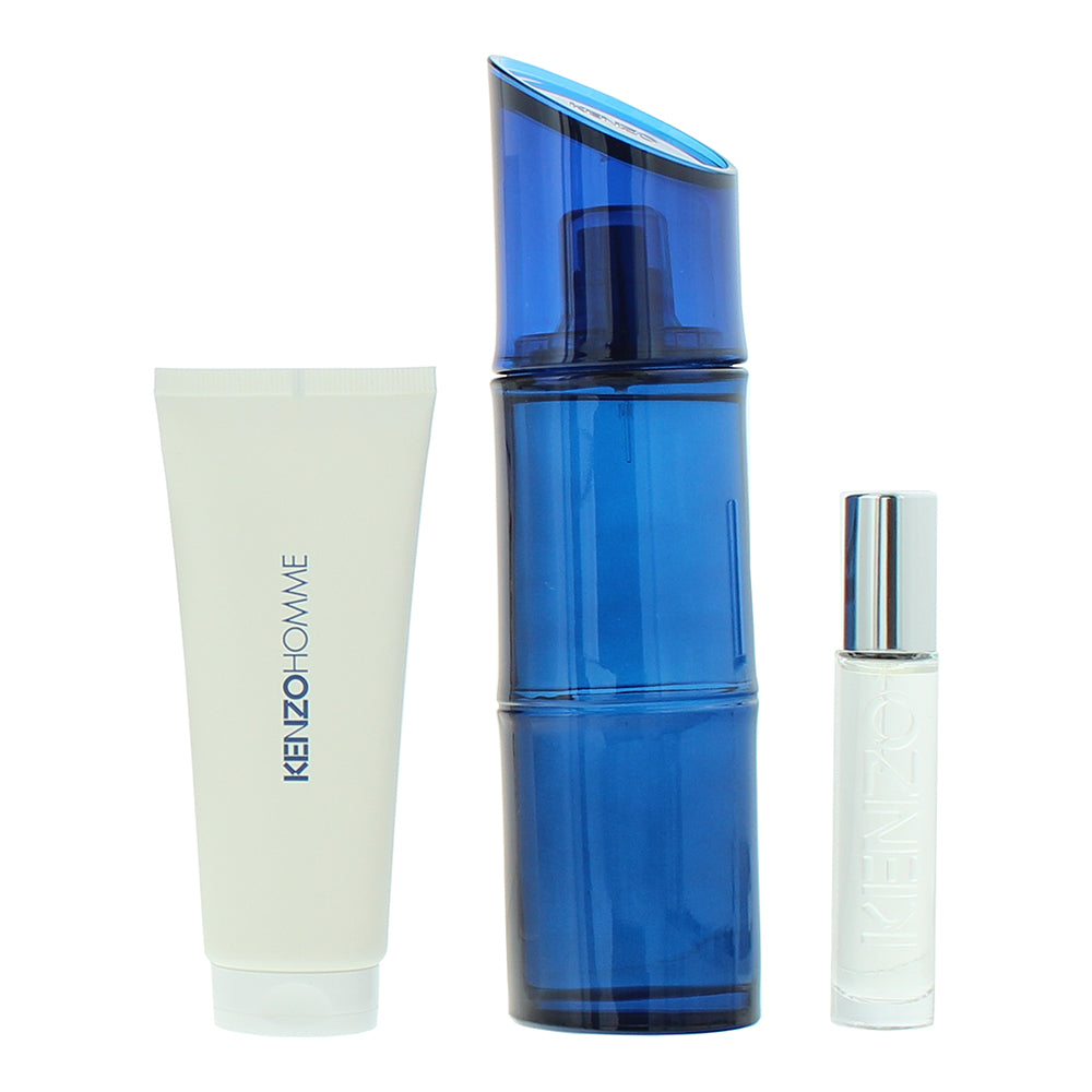 Kenzo Homme Intense Eau de Toilette 3 Piece Gift Set: Eau de Toilette 110ml - Ea - Product