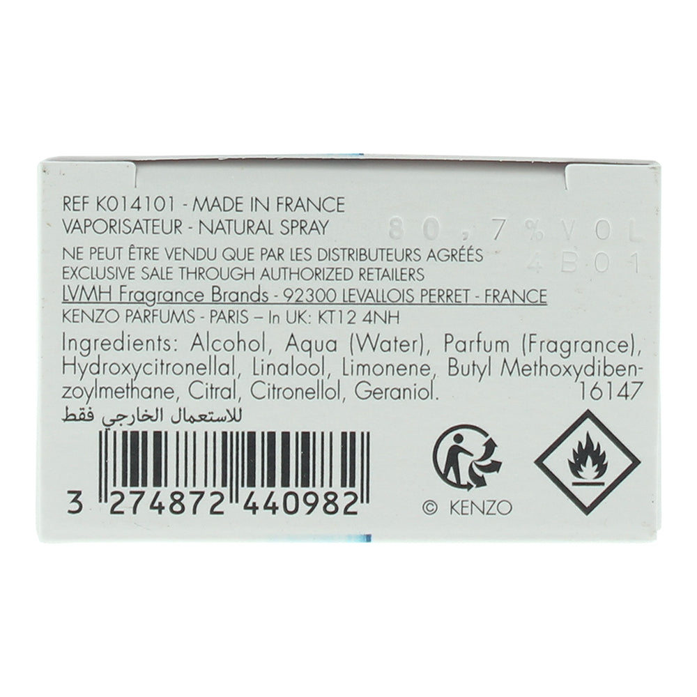 Kenzo L'eau Pour Femme Eau de Toilette 50ml - Ingredients