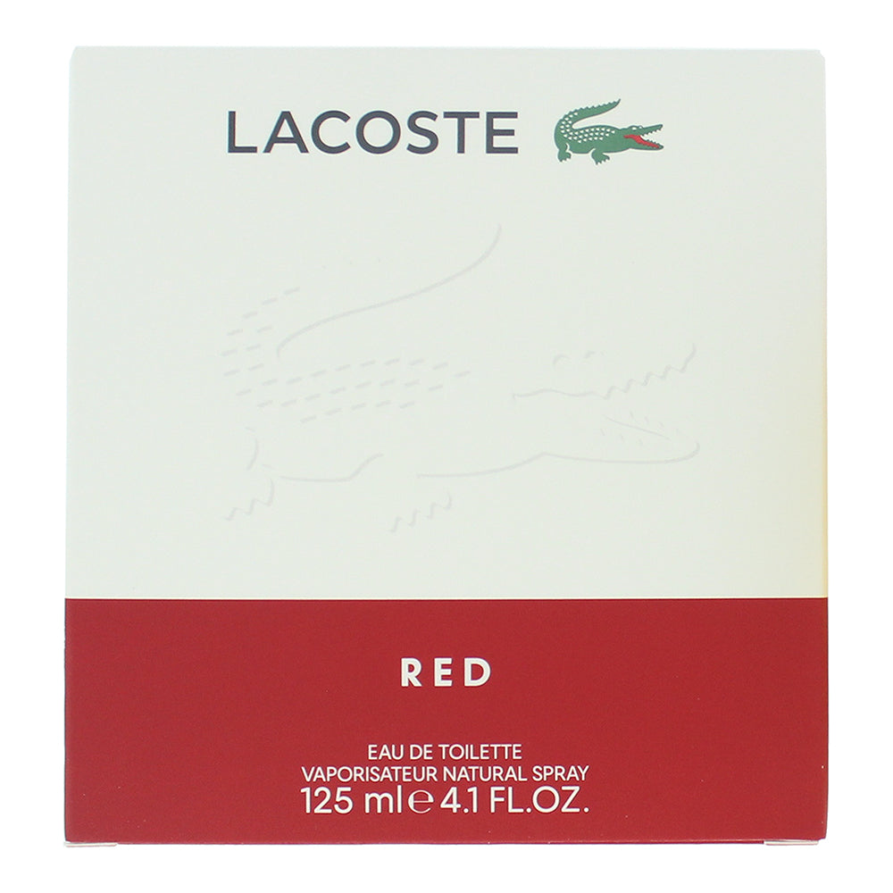 Lacoste Red Eau de Toilette 125ml - Box
