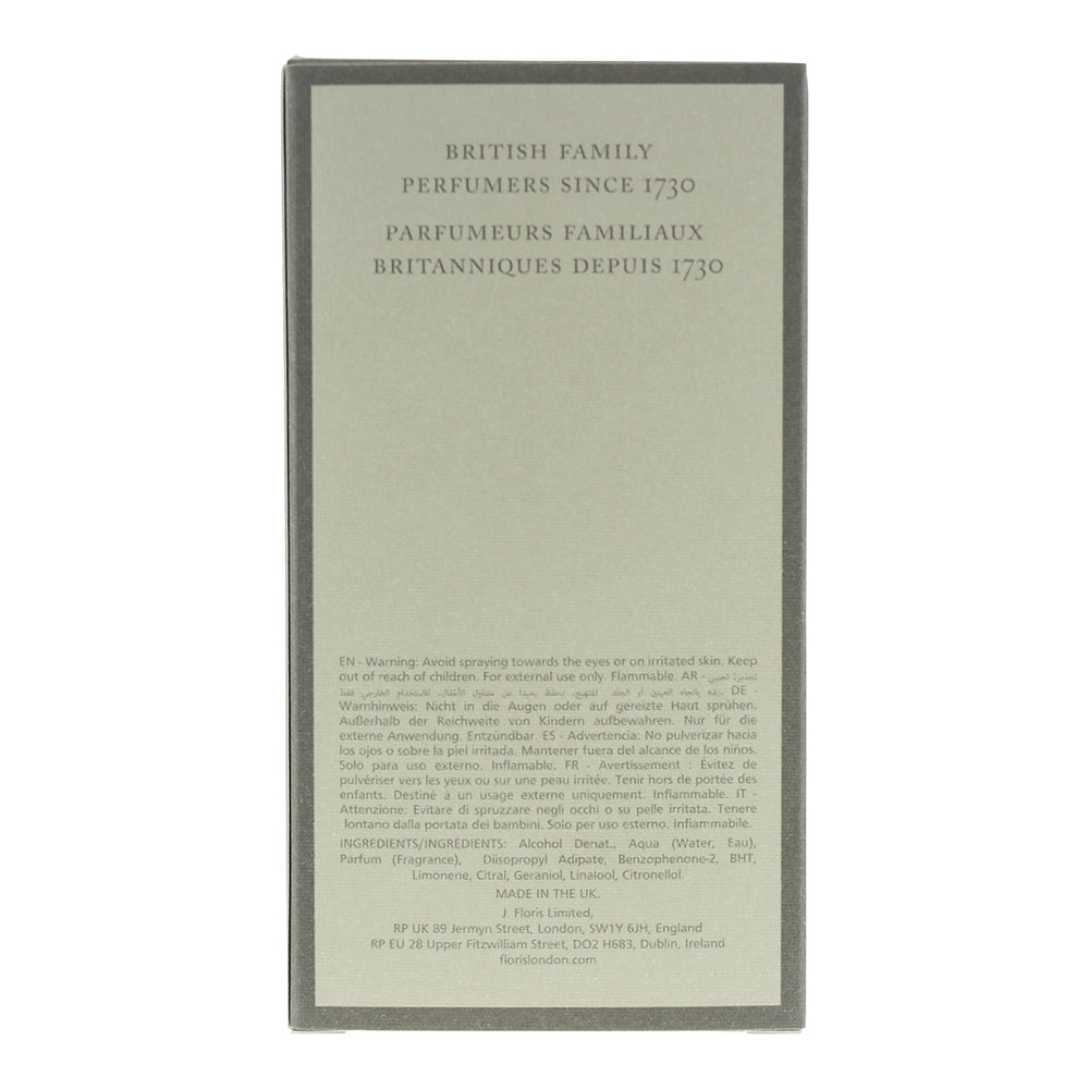 Floris Limes Eau de Toilette 50ml - Ingredients