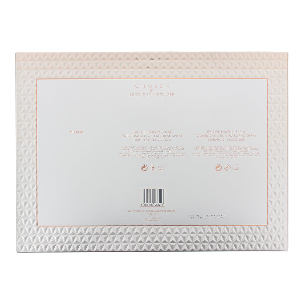 Nicole Scherzinger Chosen 3 Piece Gift Set: Eau de Parfum 100ml - Eau de Parfum 
