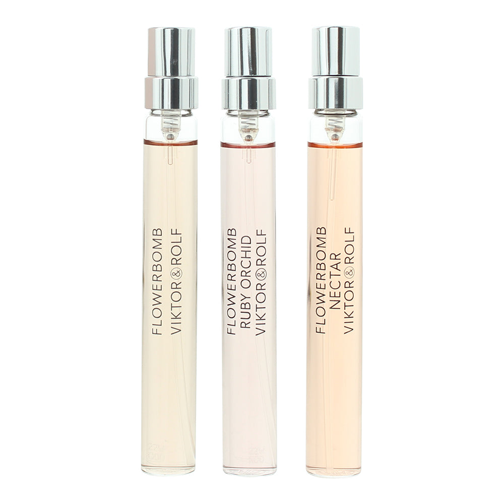 Viktor & Rolf Flowerbomb 3 Piece Gift Set: Eau de Parfum Ruby Orchid 10ml - Eau  - Product