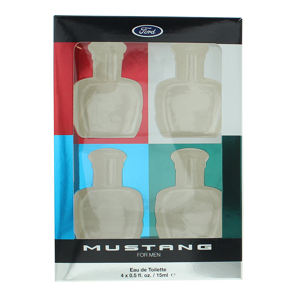Mustang Mini 4 Piece Gift Set: Eau de Toilette 4 x 15ml - Box