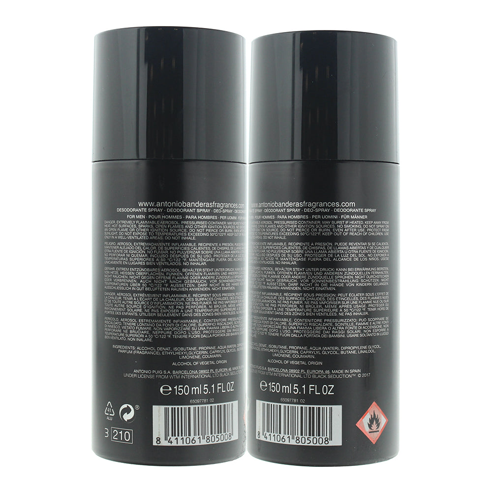 Antonio Banderas Seduction In Black Deodorant Spray 150ml