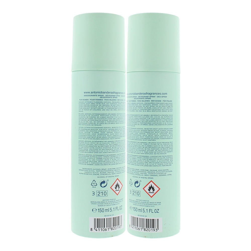 Antonio Banderas Queen Of Seduction Body Deodorant Spray 150ml