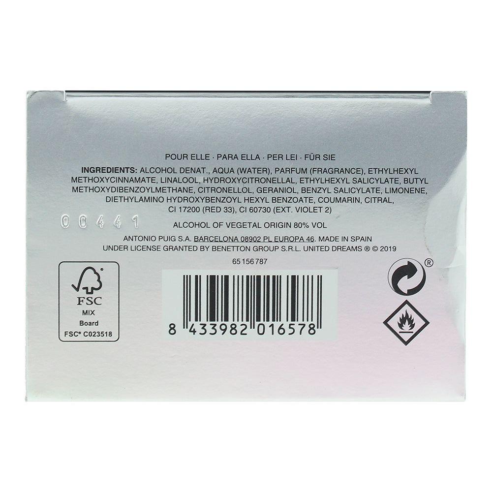 Benetton United Dreams Together For Her Eau de Toilette 50ml