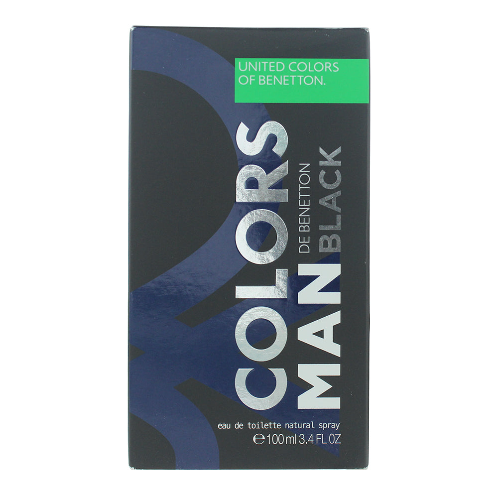Benetton Colors Man Black Eau de Toilette 100ml - Box