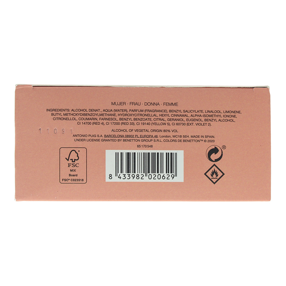 Benetton Colors  Woman Rose Intenso Eau de Parfum 80ml