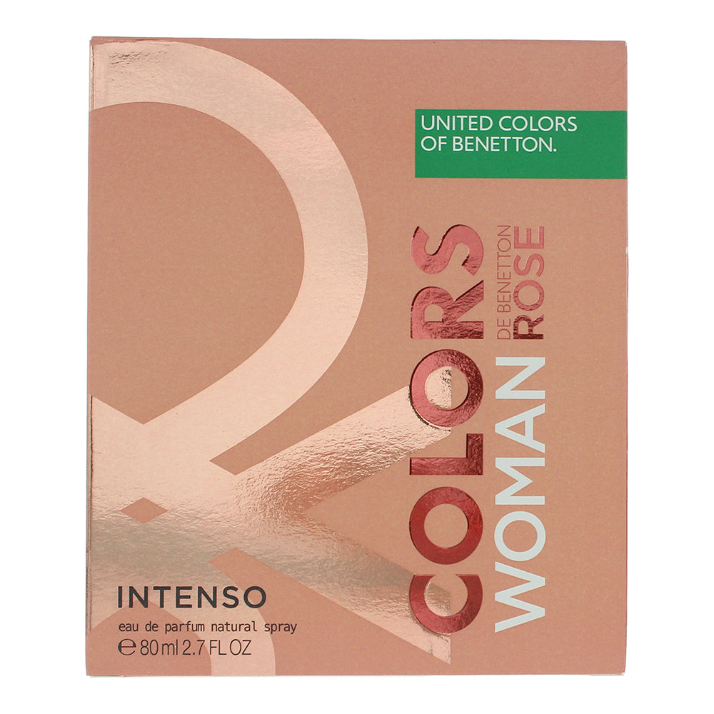 Benetton Colors  Woman Rose Intenso Eau de Parfum 80ml - Box